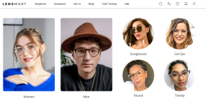Lensmart Website