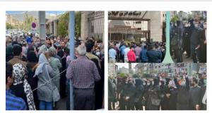 A group of teachers and union activists gathered in front of the State Revolutionary Court in Tehran, accompanied by Rasoul Badaghi and Hamid Gandhi, members of the Islamshahr Teachers’ Union, who were tried in Branch 26 of the Revolutionary Court.