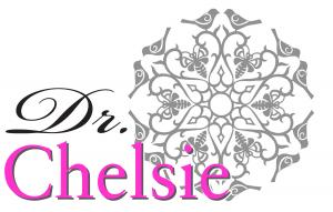 Dr. Chelsie logo mandala of birds, bees, and hearts
