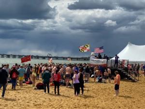 2022 Maryland Polar Bear Plunge in the Chesapeake Bay