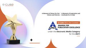 Apex Awards | G-Cube won under the electronic media category