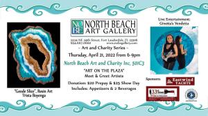 North Beach Art Gallery April Benefit for North Beach Art and Charity 501C3