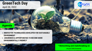 Must High-Tech Expo announces Greentech Day event to explore the Greentech Trends and Innovations in 2022