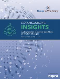 Execs In The Know Releases Comprehensive CX Outsourcing Research Report