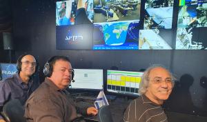 The study was supervised in the Rakia ground control center by Prof. Uri Polat, Prof. Yossi Mandel from Bar-Ilan University and Dr. Eran Schenker, medical director of the Israel Aerospace medicine Institute 