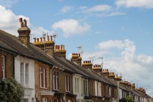 Residential Terrace Houses in Whitstable, Kent, UK