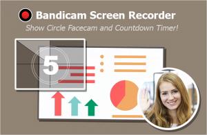 Show Circle Facecam and Countdown Timer