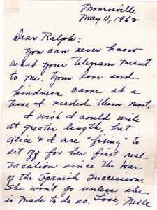 Archive of 16 letters, notes and cards written by Nelle Harper Lee to her longtime friend, the Poet Laureate Ralph Hammond (est. $7,000-$8,000).