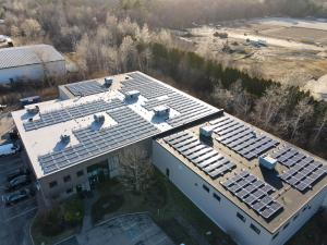 Cirrus LED Solar Rooftop Panel Array