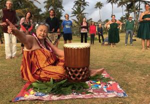 Hawaii is last to see sunrise on Earth Day and celebrate with Hawaiian chant from the mountains to the sea
