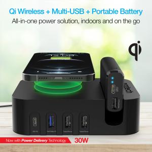 Ultimate Charging Station - An all-in-one charging solution for home, office, & on the go!