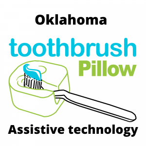 Oklahoma Toothbrush Pillow Logo