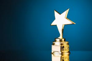 Star trophy for Sequoia Living Star Awards and Jamison Leadership Awards ceremony