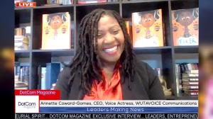 Annette Coward-Gomes and WUTAVOICE Communications Leading The Way In performance voice-over art.