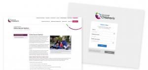 Cincinnati Children's Hospital Online Second Opinion webpage