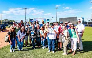 Digital Hands accepted their 2022 Best Places to Work Award.