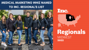 Inc 5000 Midwest Regional List 2022  No. 95 Medical Marketing Whiz