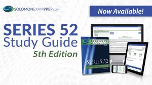 Series 52 Study Guide shown on multiple devices, with textbook version.