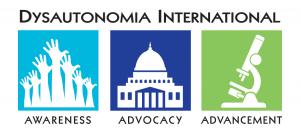 Dysautonomia International Logo: Awareness, Advocacy, Advancement