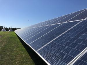 Solar array on Standing Rock Sioux reservation