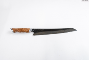 The STEELPORT Bread Knife is a high performance bread knife with custom wavy serration for more than just bread.