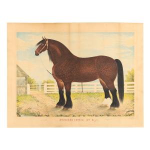 Watercolor and pencil on paper rendering of Princess Louisa at 2 Yrs., by Joseph Swift (Canadian, 1832-1889), circa 1880 (est. CA$12,000-$15,000).