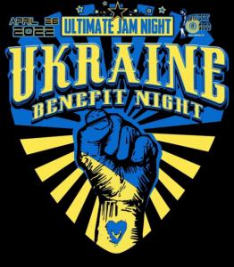 Ultimate Jam Night - Ukraine Benefit Night Poster