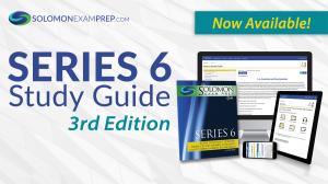 Solomon Exam Prep Series 6 Study Guide shown on multiple devices, with textbook version.