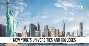 New York City skyline, colleges. image