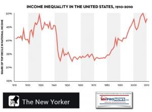 New Yorker's Wealth Inequality Chart covers years 1910-2010 reflecting an interesting pattern. The Middle Class, working class, and retirees do better when monopoly power is in greater check. If federal and/or state officials fail to check monopoly power others suffer.