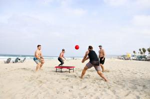 Boardball is a more accessible version of volleyball, and a new favourite summer sport