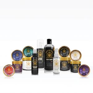 The Respected Roots Personal Grooming Product Line including our beard conditioner and body butter.