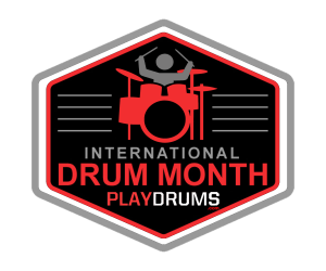 International Drum Month badge