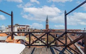 Rooftop terrace overlooking the city, near Piazza San Marco