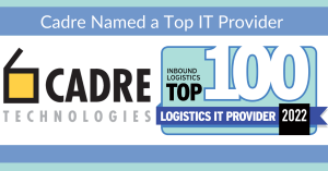 Cadre Technologies Logo and Inbound Logistics Top 100 Logo