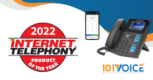 101VOICE wins 2022 Internet Telephony Product of the Year