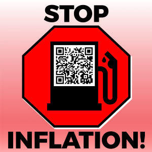 Gas Pump QR Code to Stop Inflation!