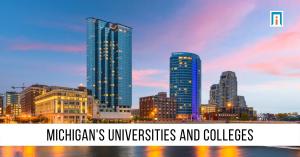 Grand Rapids, Michigan, skyline, colleges, image