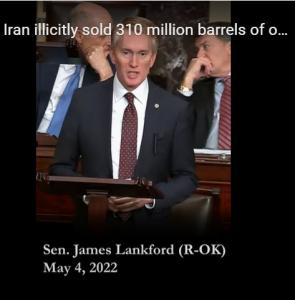 Sen. Lankford's Motion to Instruct Conferees, with language requiring any nuclear agreement not to delist Iran's Islamic Revolutionary Guards Corps (IRGC) as a Foreign Terrorist Organization, passed with bipartisan support of 62-33. May 4.