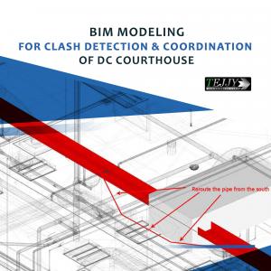 BIM Modeling for Clash Detection & Coordination of DC Courthouse