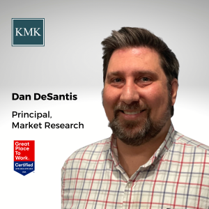 Dan DeSantis joins KMK as Principal of Market Research