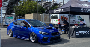 2015 STI with Tomioka Racing tent