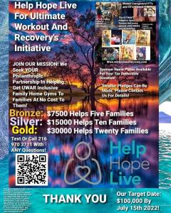 Ultimate Workout And Recovery Seeks Philanthropic Partners In Helping Thousands Of Families Battling Illness
