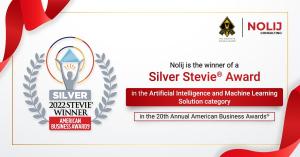 NOLIJ CONSULTING WINS SILVER STEVIE® AWARD FOR ITS ARTIFICIAL INTELLIGENCE AND MACHINE LEARNING SOLUTIONS