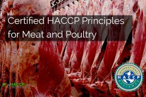 Meat and Poultry HACCP course 18 hours