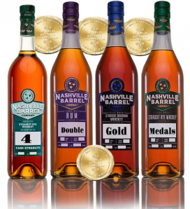 4 Double Gold Medals for Bourbon, Rye and Rum