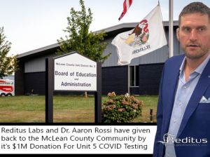 At the end of last year, Unit 5 received a $1 million grant from Rivian and (Aaron Rossi) Reditus Labs to offer free voluntary testing for all students and staff.