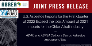 U.S. Asbestos Imports Already Exceed 2021 Imports