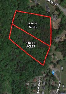  3 income producing homes, building lot and two 5+ acre land tracts