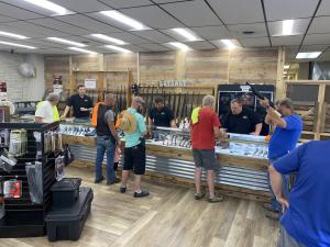 People buying guns in Cullman Alabama